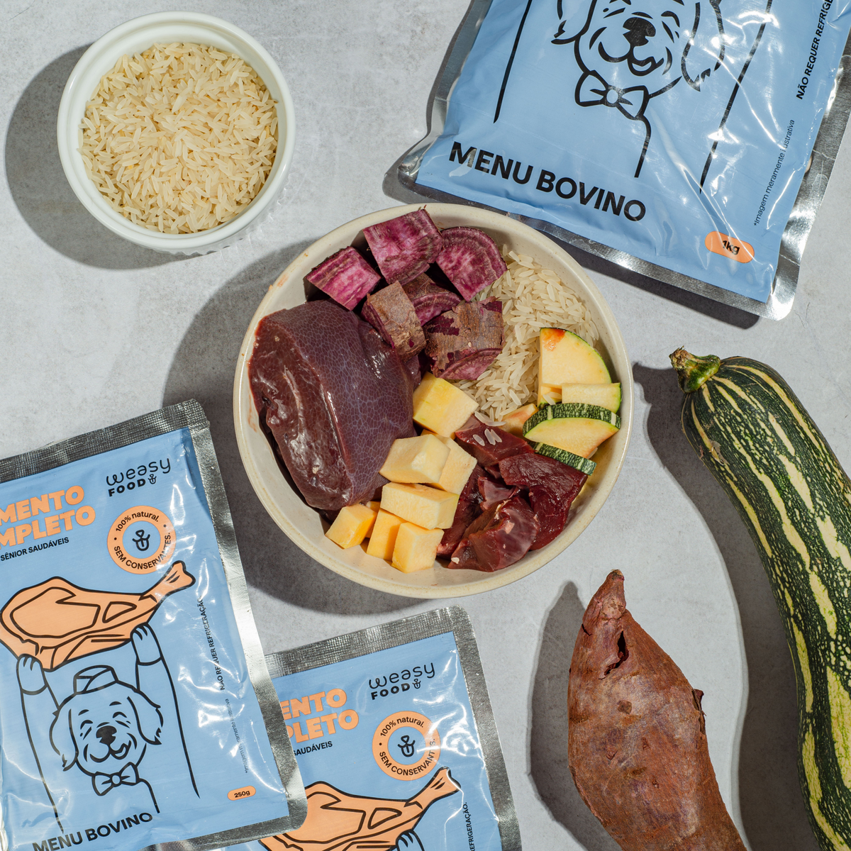 Weasy Food Sênior | Alimentação natural para cães