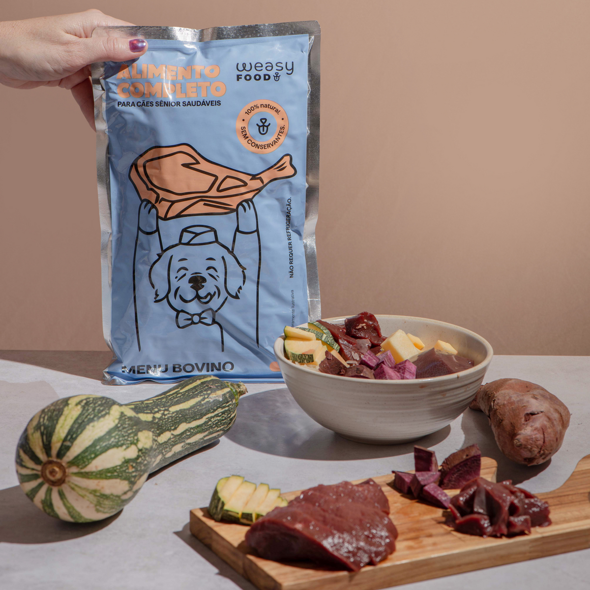 Weasy Food Sênior | Alimentação natural para cães