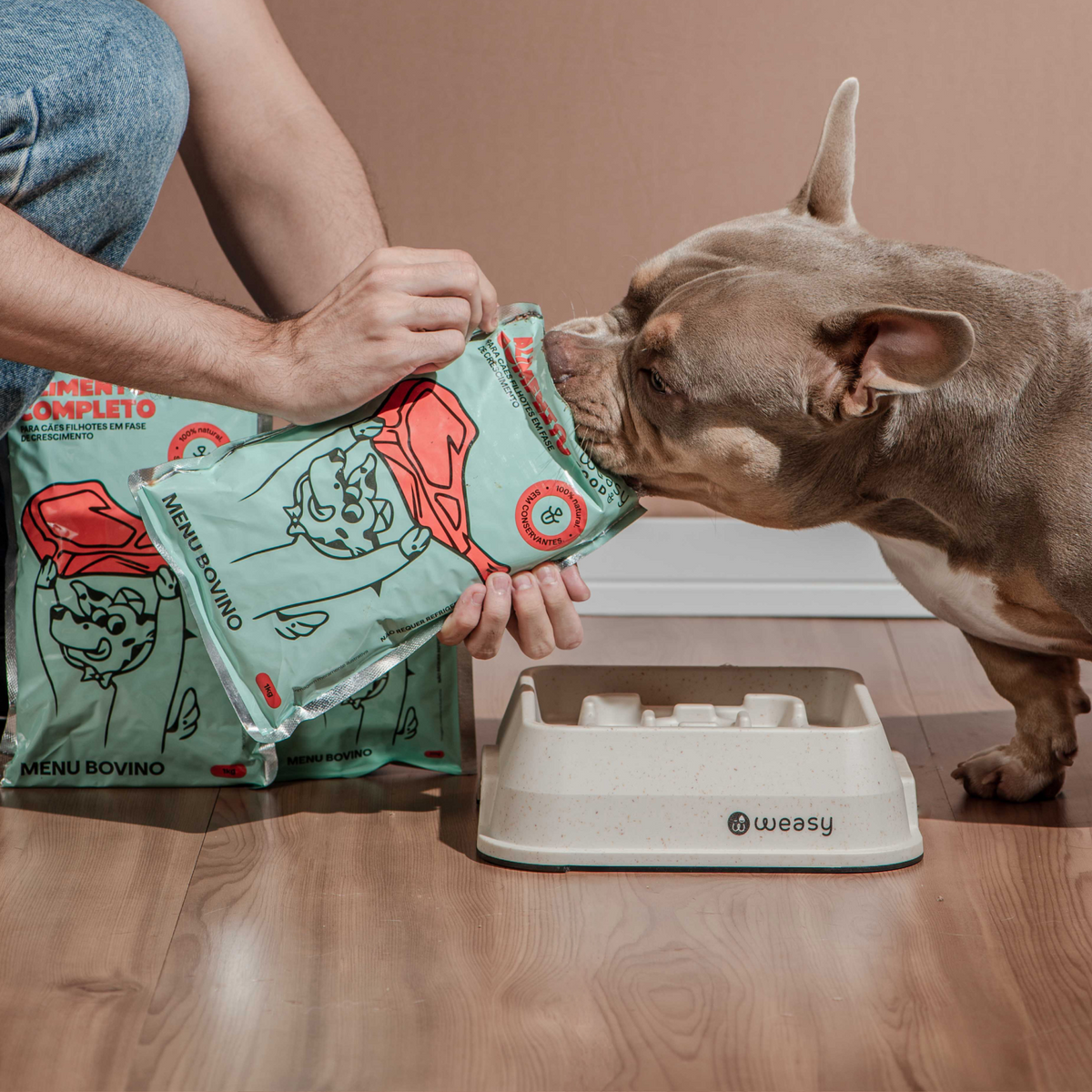 Weasy Food Filhotes | Alimentação natural para cães