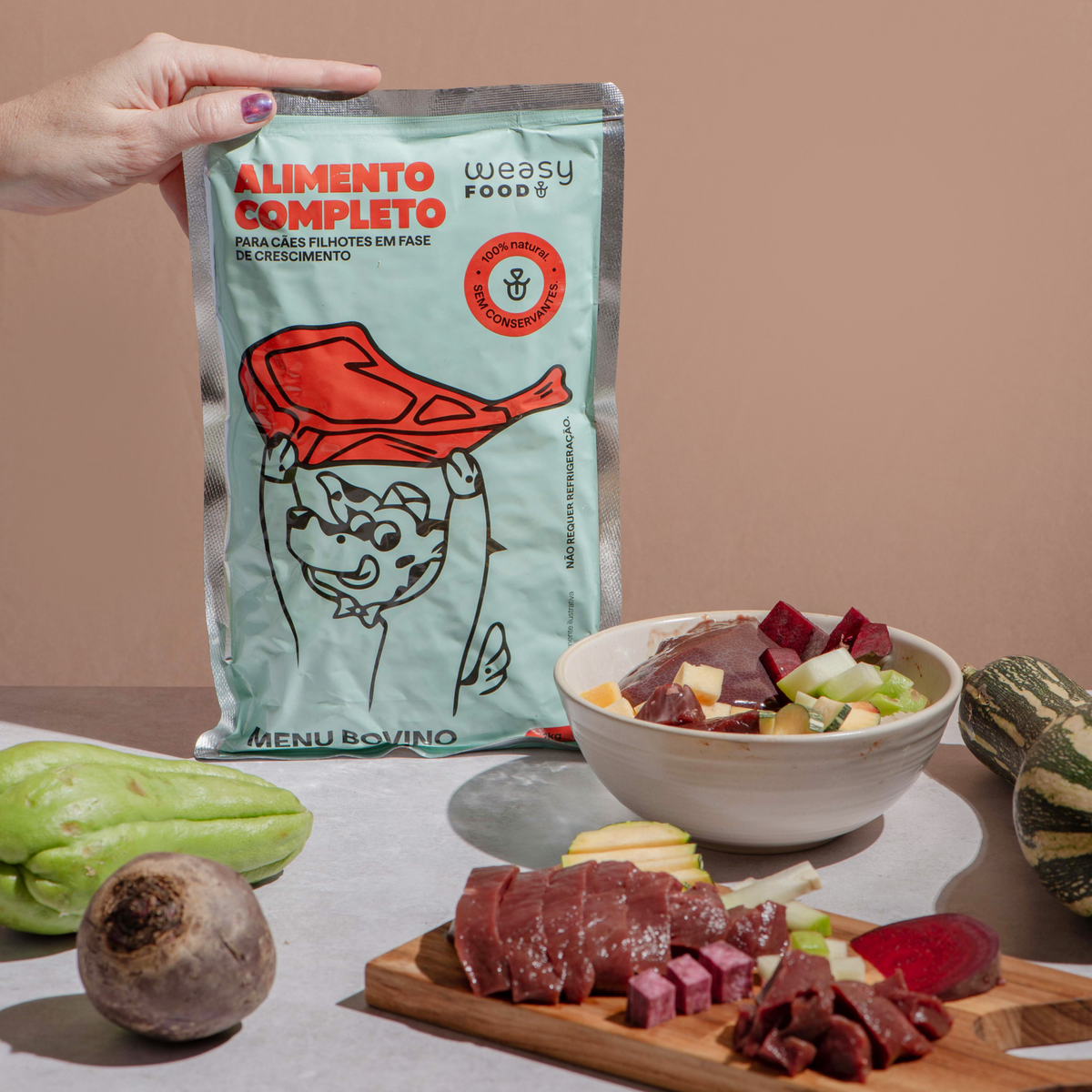 Weasy Food Filhotes | Alimentação natural para cães